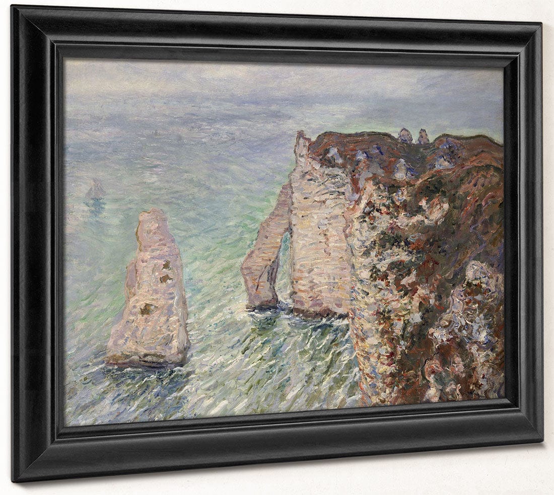 L'aiguille And The Porte D'eval, Etretat By Claude Monet - Image 6