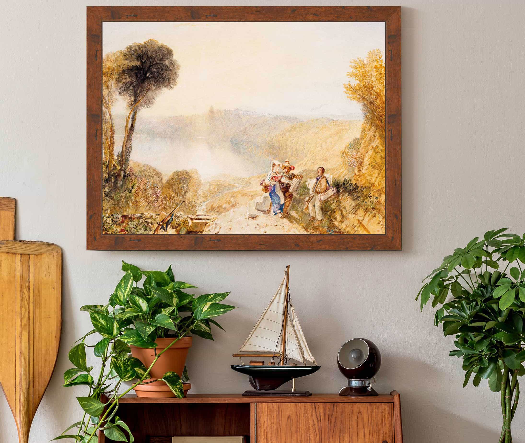Lake Albano Italy by Joseph Mallord William Turner - Image 3