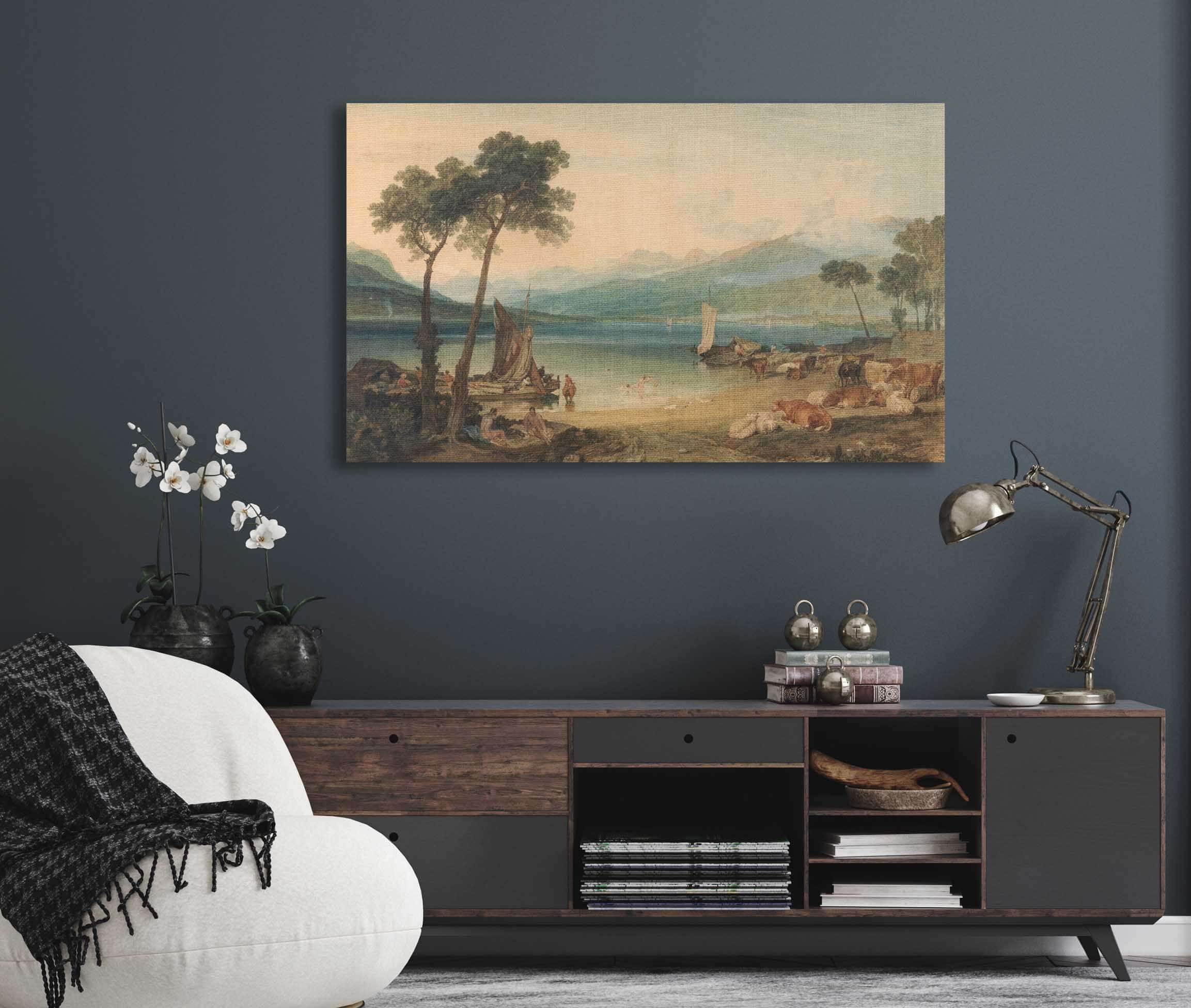 Lake Geneva And Mount Blanc To by Joseph Mallord William Turner - Image 5