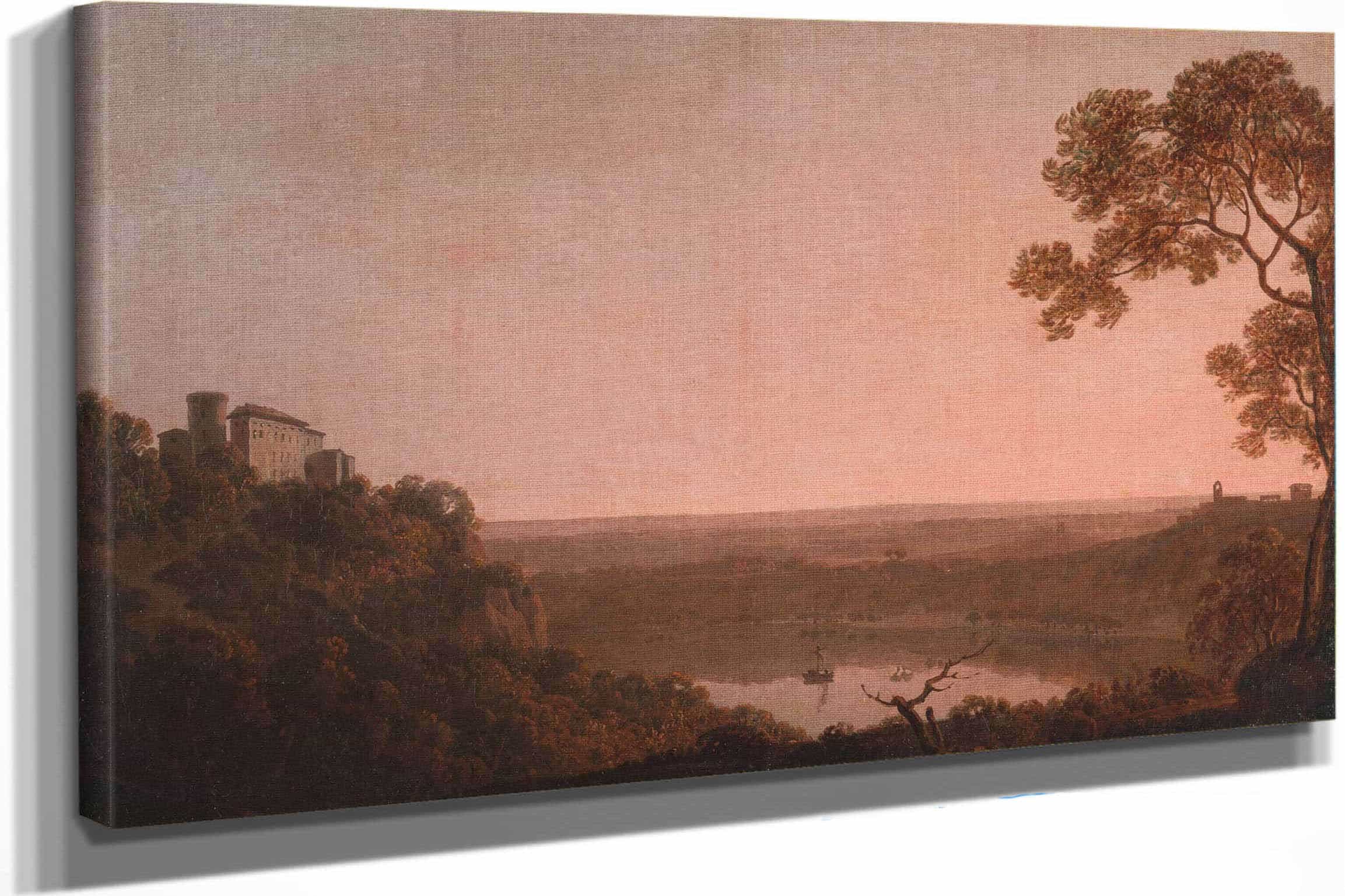 Lake Nemi by Joseph Wright Of Derby