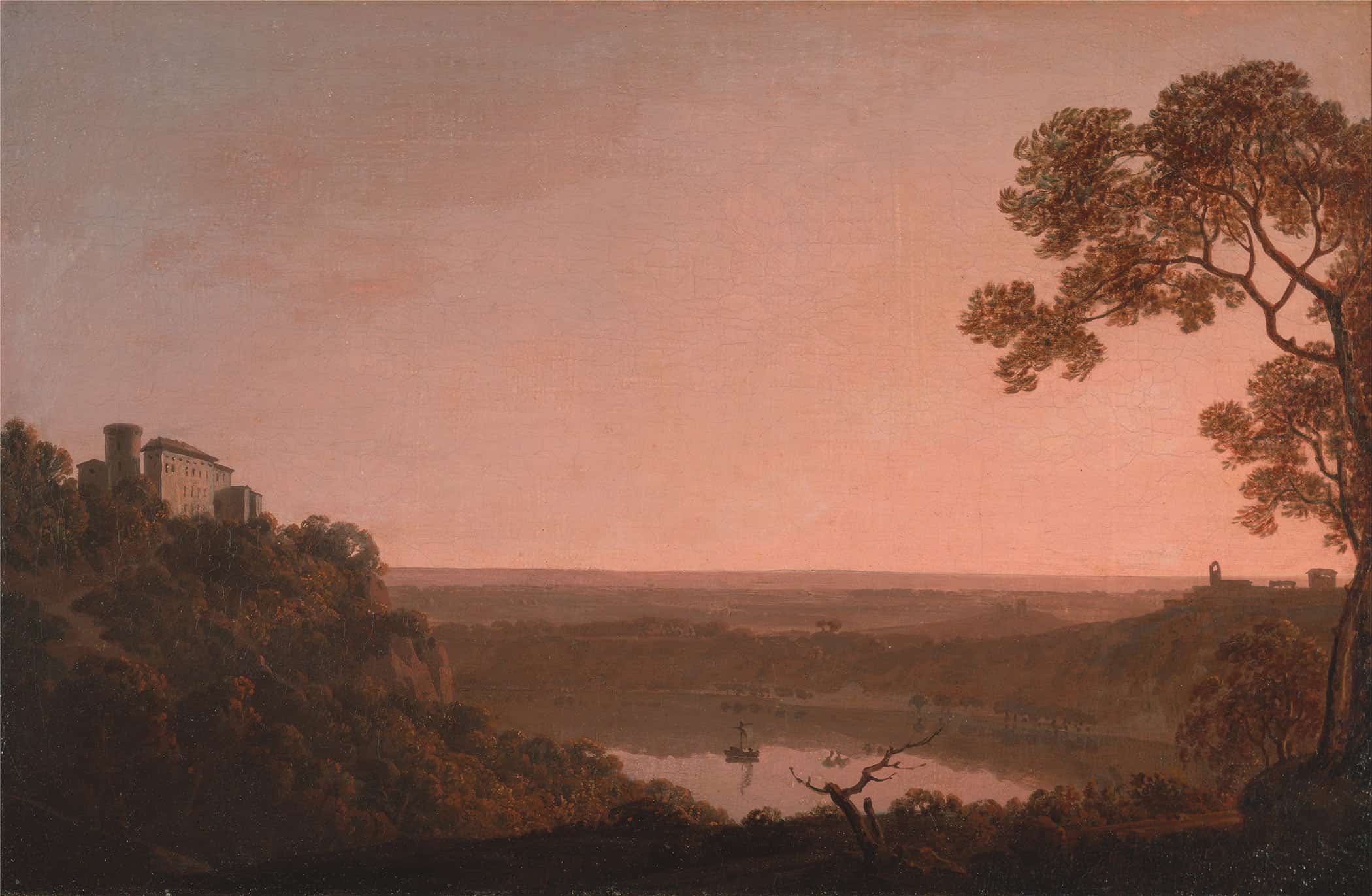 Lake Nemi by Joseph Wright Of Derby - Image 2