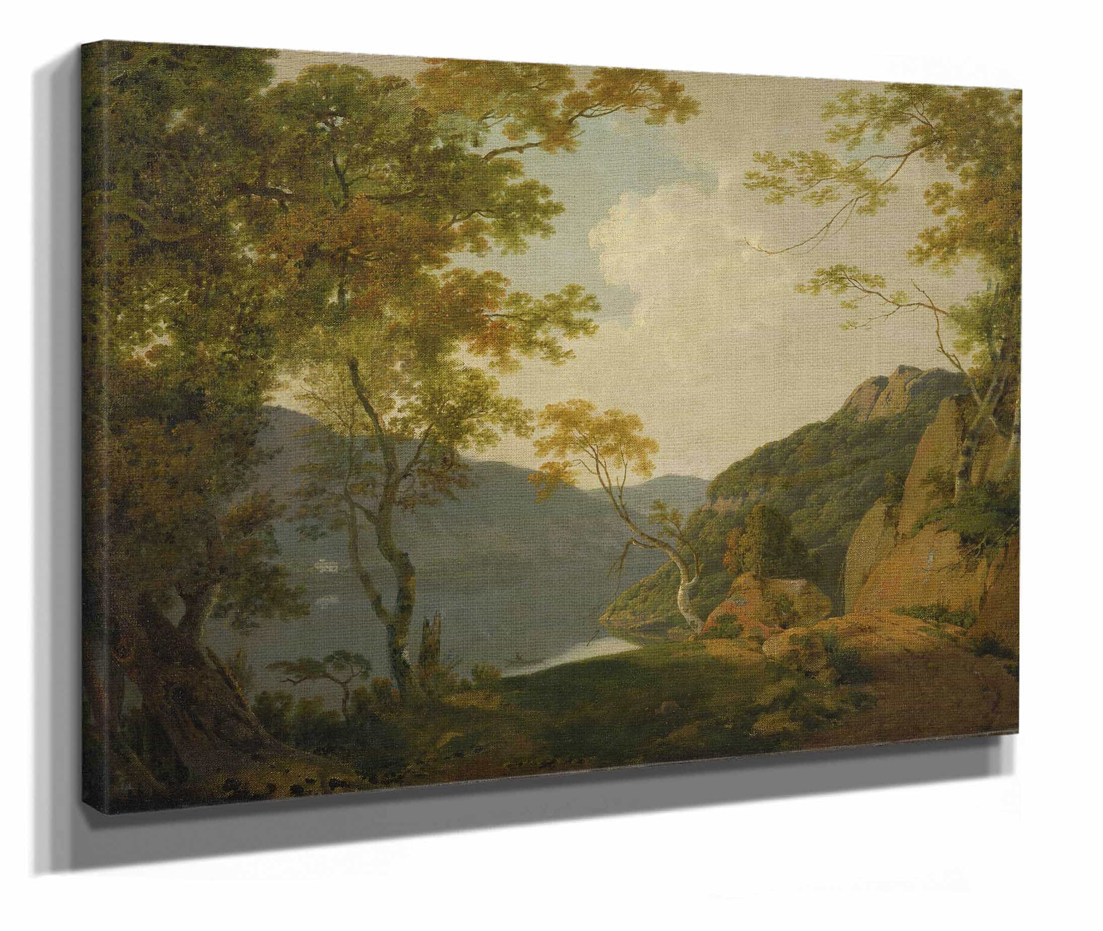 Lake Scene by Joseph Wright Of Derby - Image 2