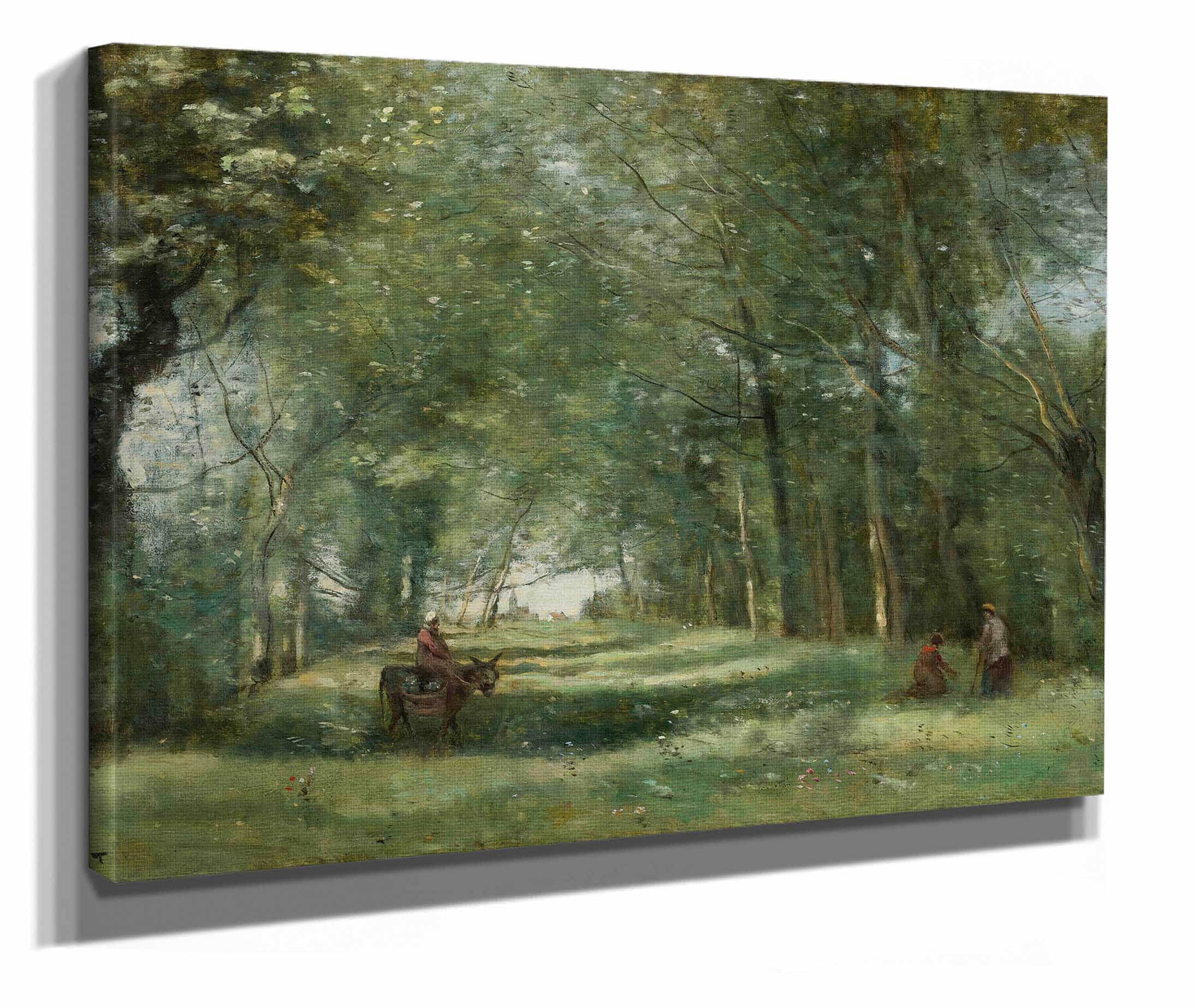 Lallee Verte by Jean Baptiste Camille Corot - Image 2
