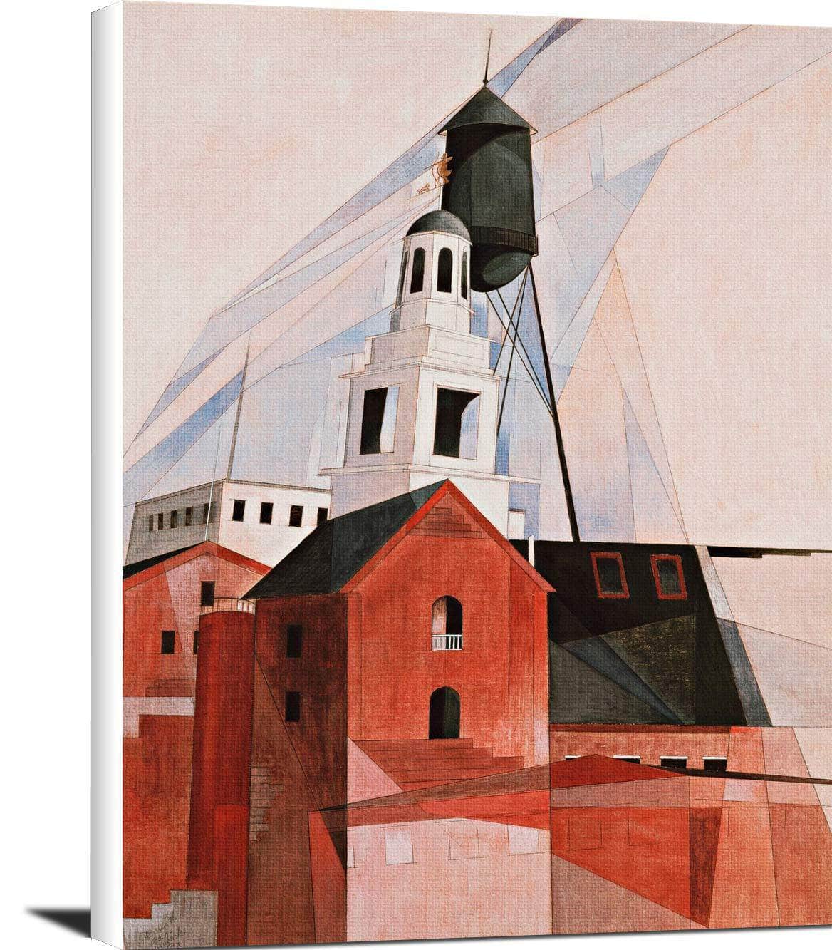 Lancaster In The Province No. 2 Painting Charles Demuth Canvas Art