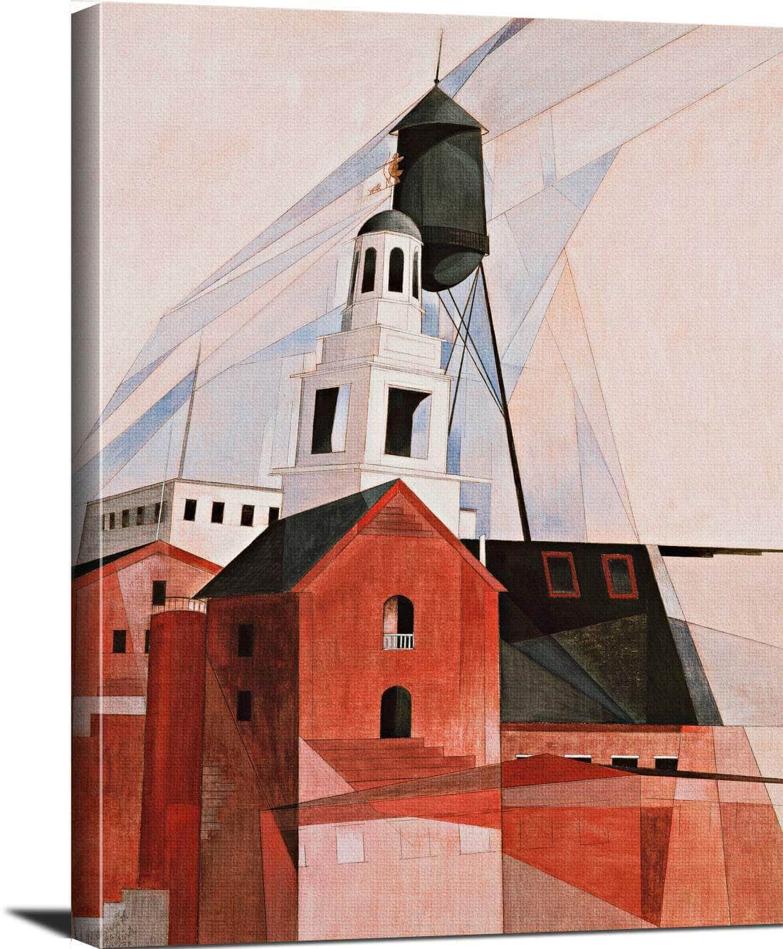 Lancaster In The Province No. 2 Painting Charles Demuth Canvas Art - Image 3