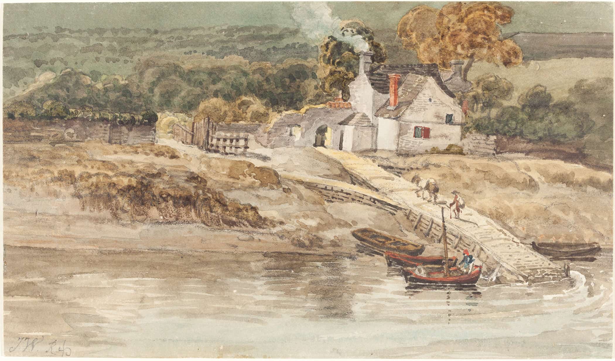 Landing Place Near Tintern Abbey Probably C by James Ward - Image 2