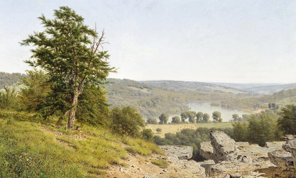 Landscape By Alexander Helwig Wyant - Image 7