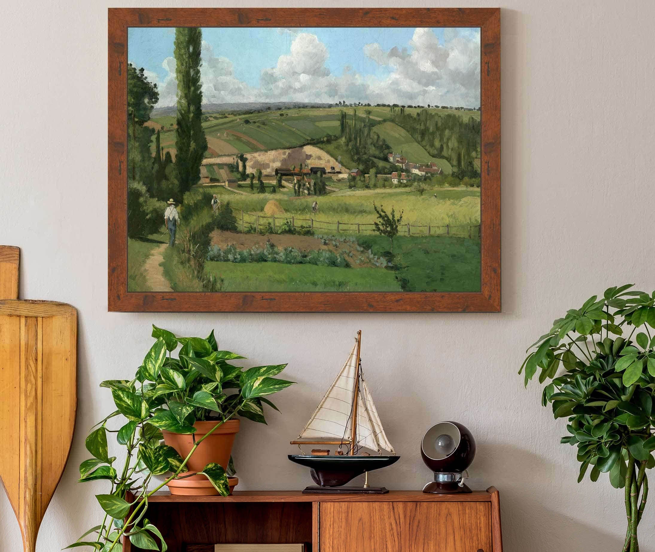 Landscape At Les Patispontoise by Camille Pissarro - Image 3