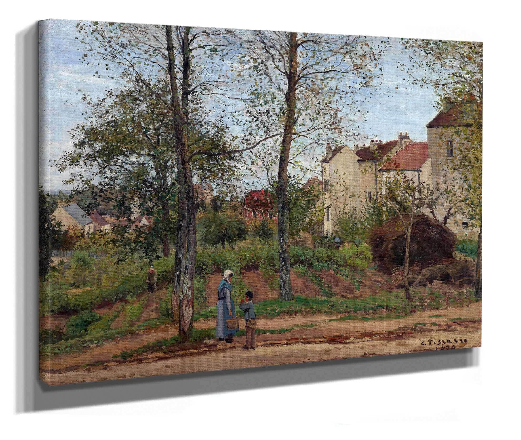 Landscape At Louveciennes by Camille Pissarro - Image 2