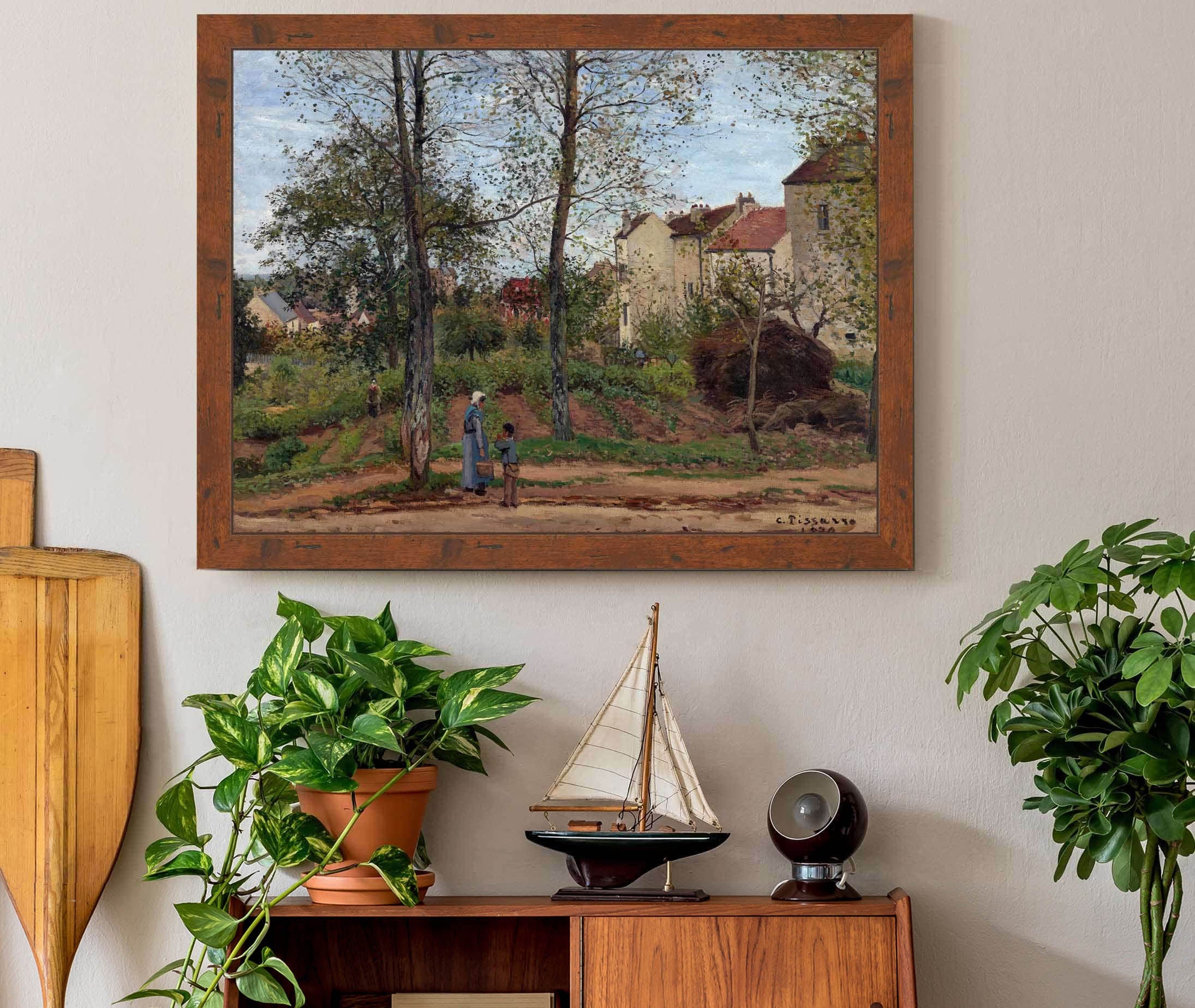 Landscape At Louveciennes by Camille Pissarro - Image 3