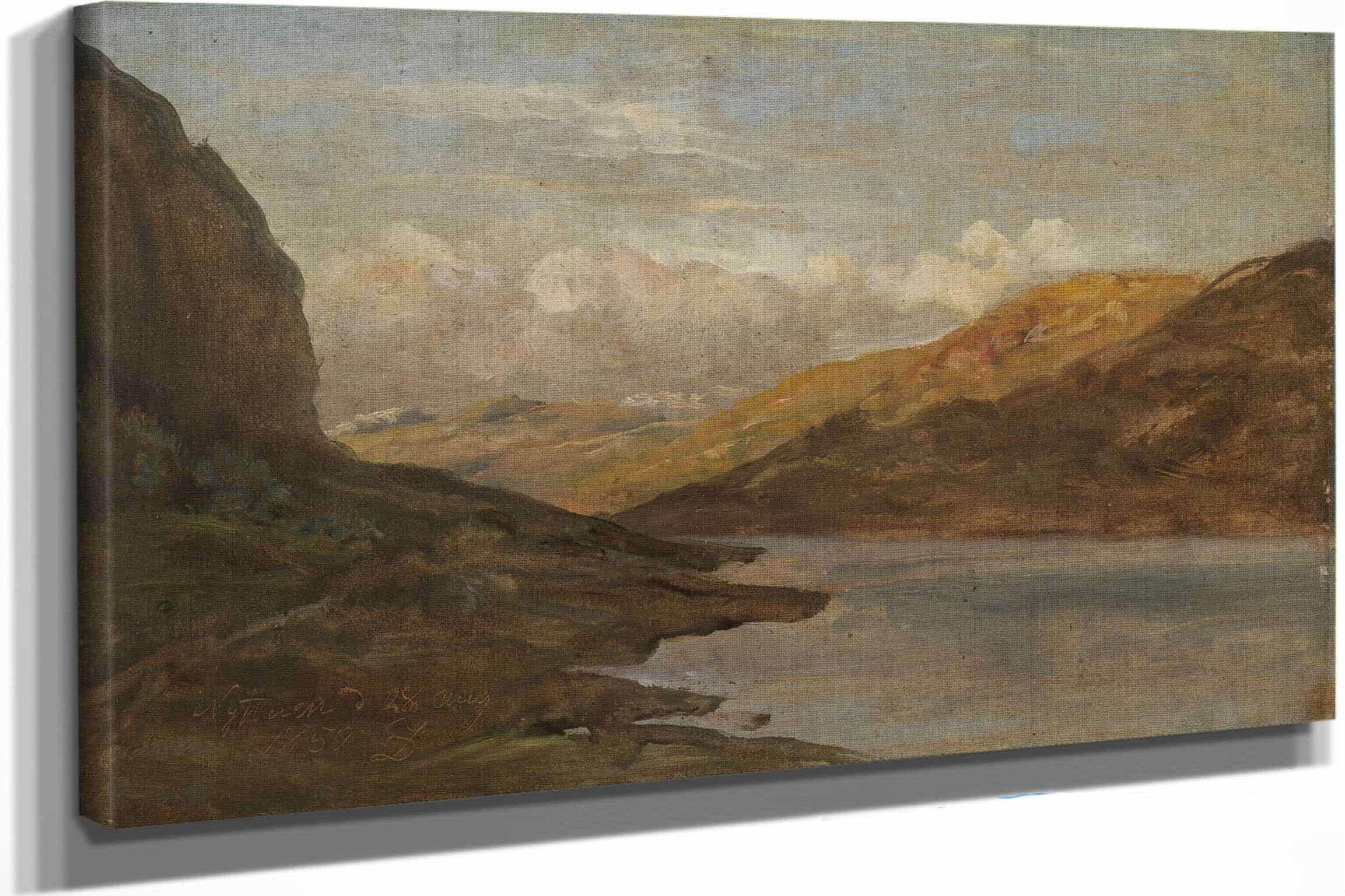 Landscape At Nystuen In Filefjell by Johan Christian Dahl