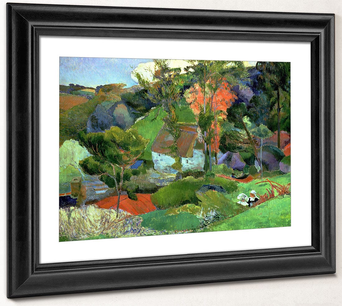 Landscape At Pont Aven 1 By Paul Gauguin - Image 2