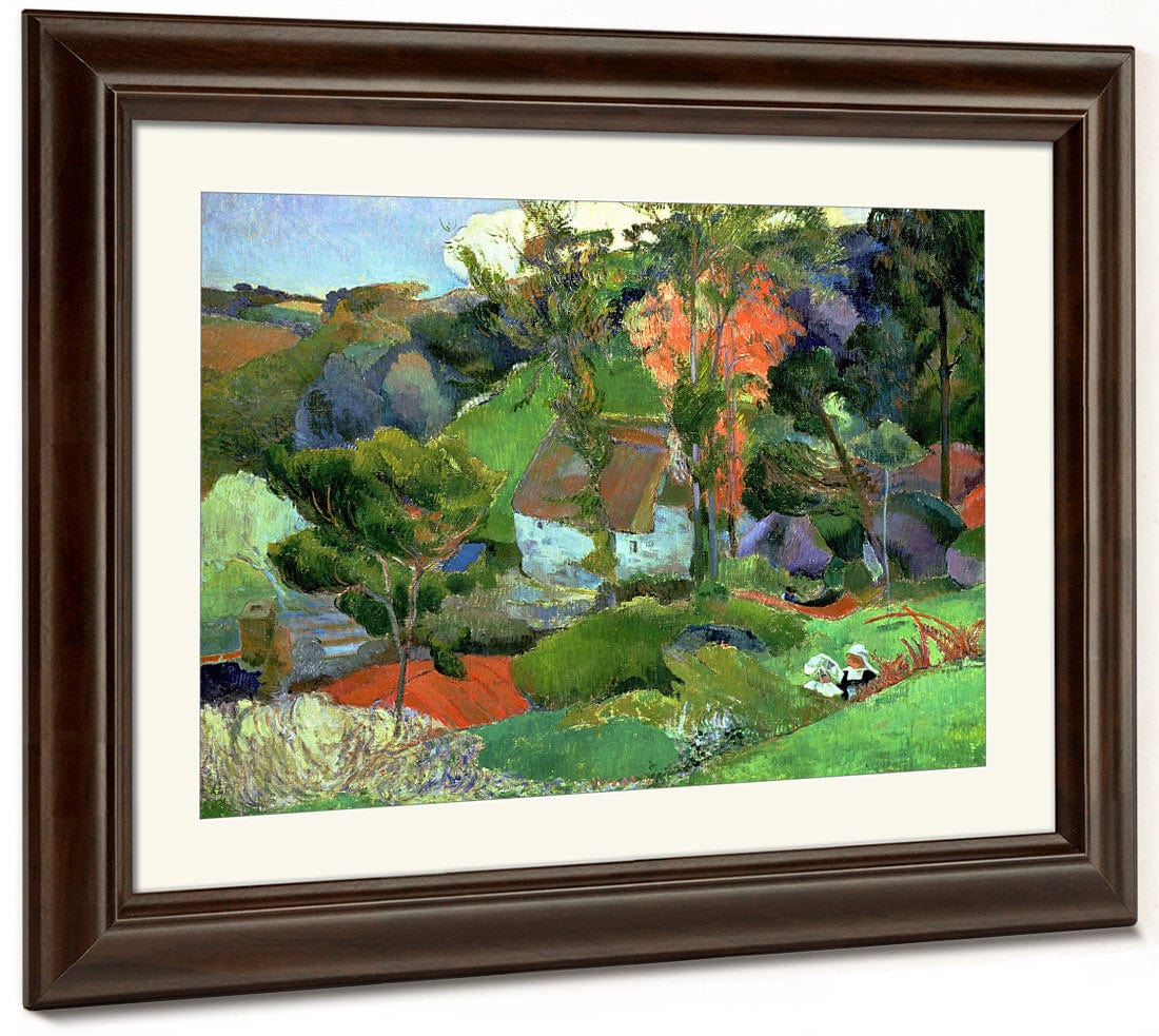 Landscape At Pont Aven 1 By Paul Gauguin - Image 3