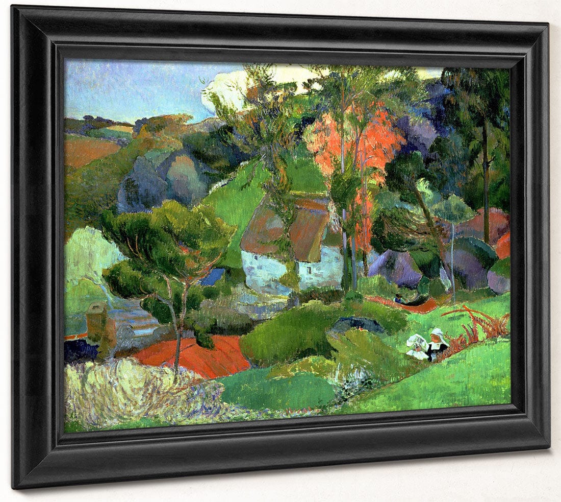 Landscape At Pont Aven 1 By Paul Gauguin - Image 6