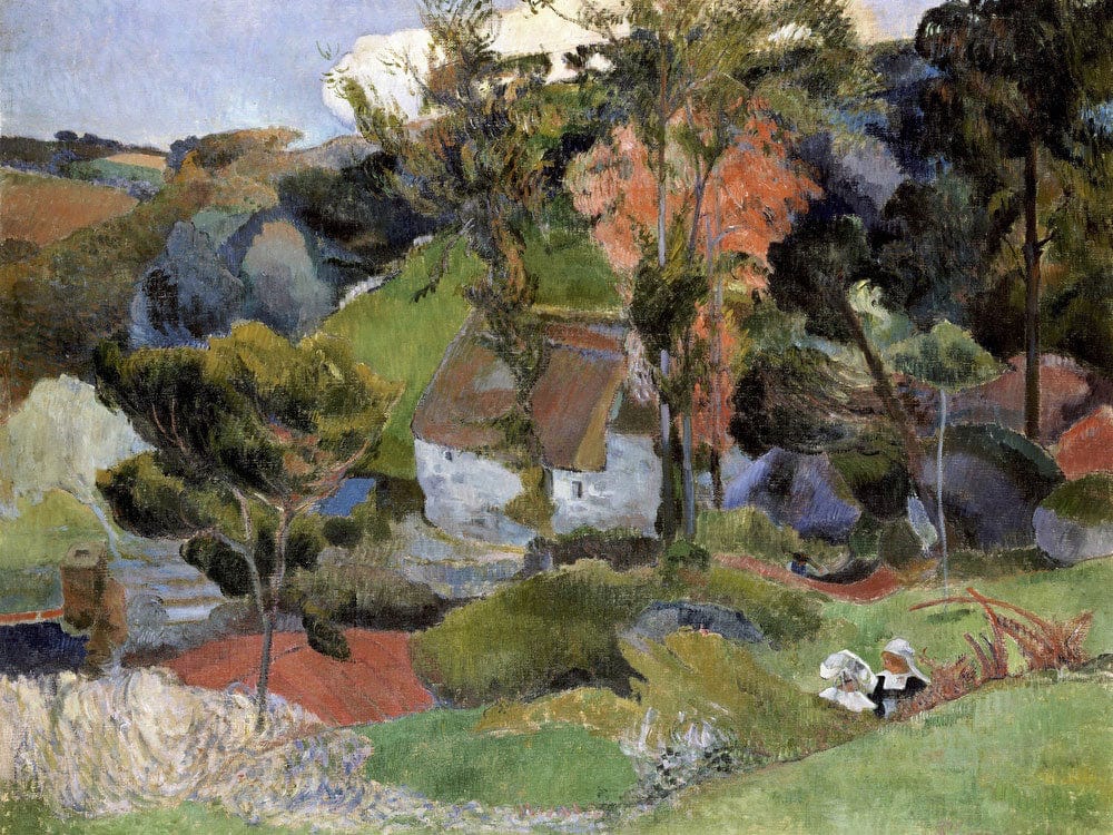 Landscape At Pont Aven By Paul Gauguin - Image 5