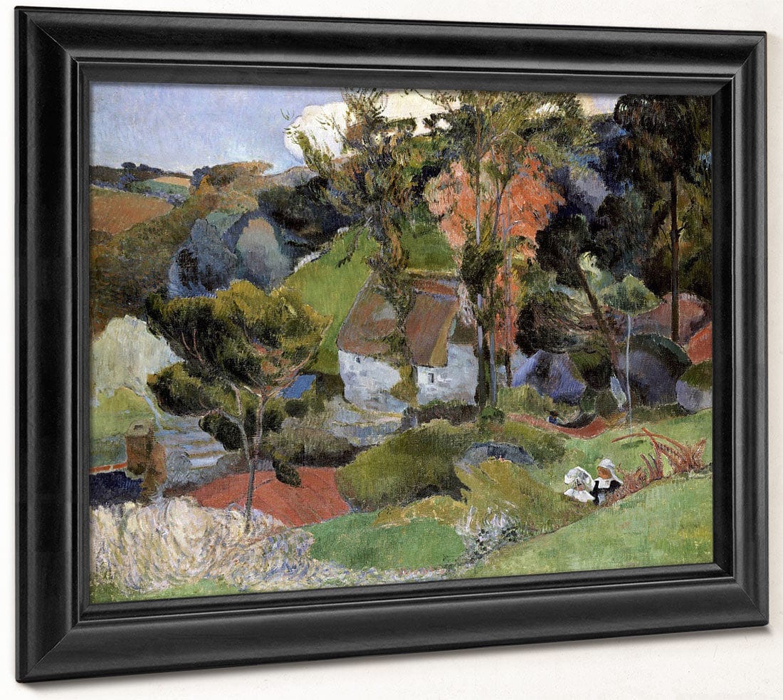 Landscape At Pont Aven By Paul Gauguin - Image 6