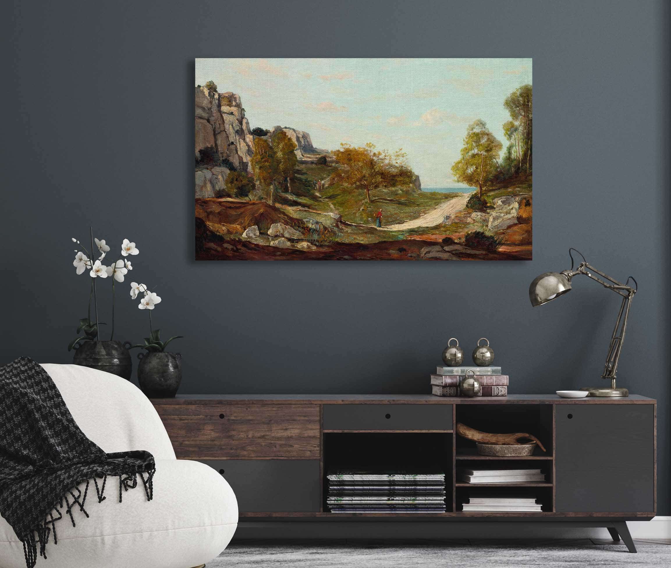 Landscape At Saint Andre Near Marseilles by Paul Gauguin - Image 5