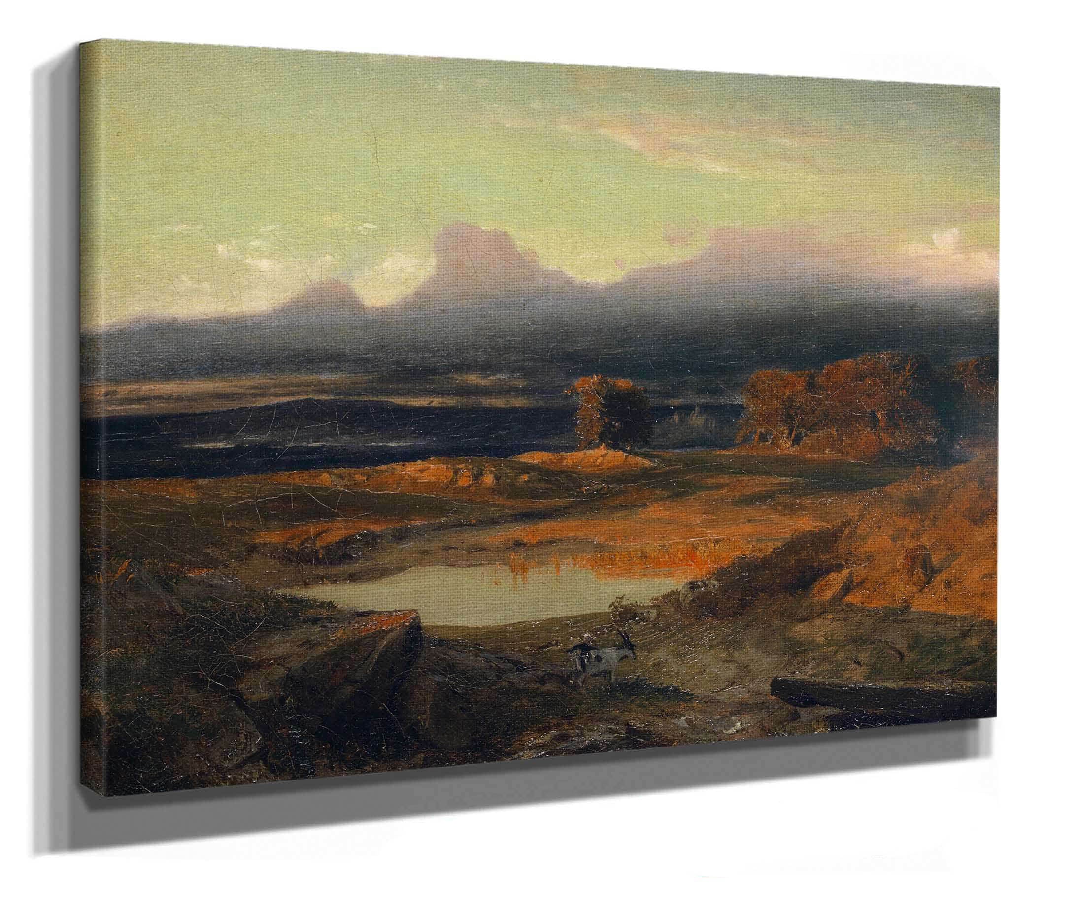 Landscape At Sunset by Arnold Bocklin - Image 2