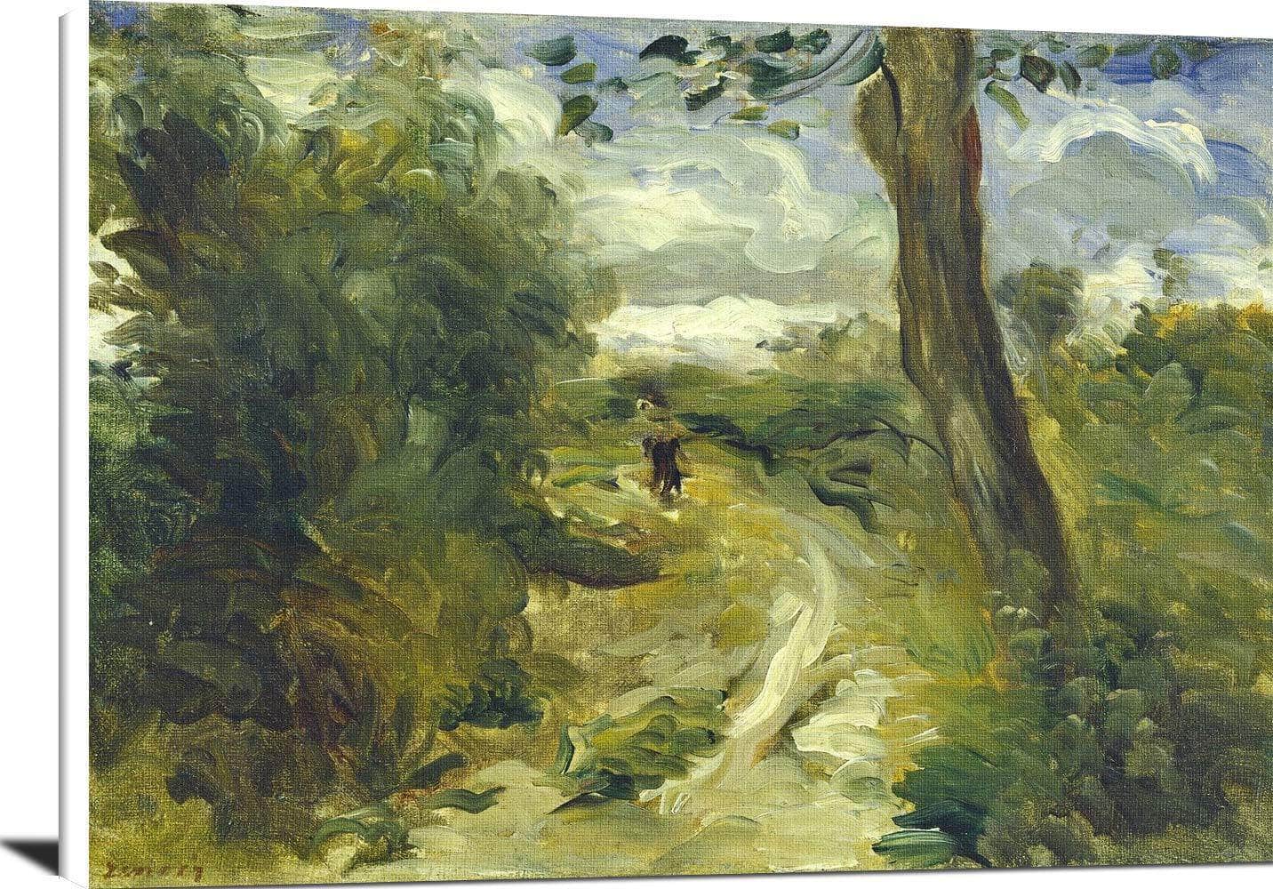 Landscape Between Storms Painting Auguste Renoir Canvas Art