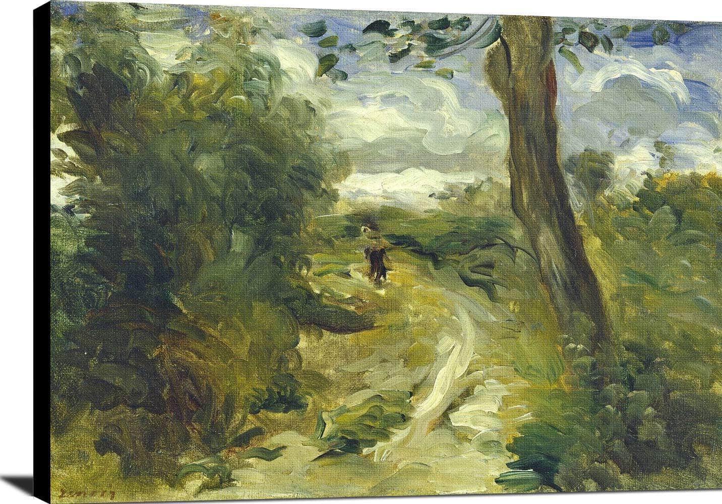 Landscape Between Storms Painting Auguste Renoir Canvas Art - Image 2