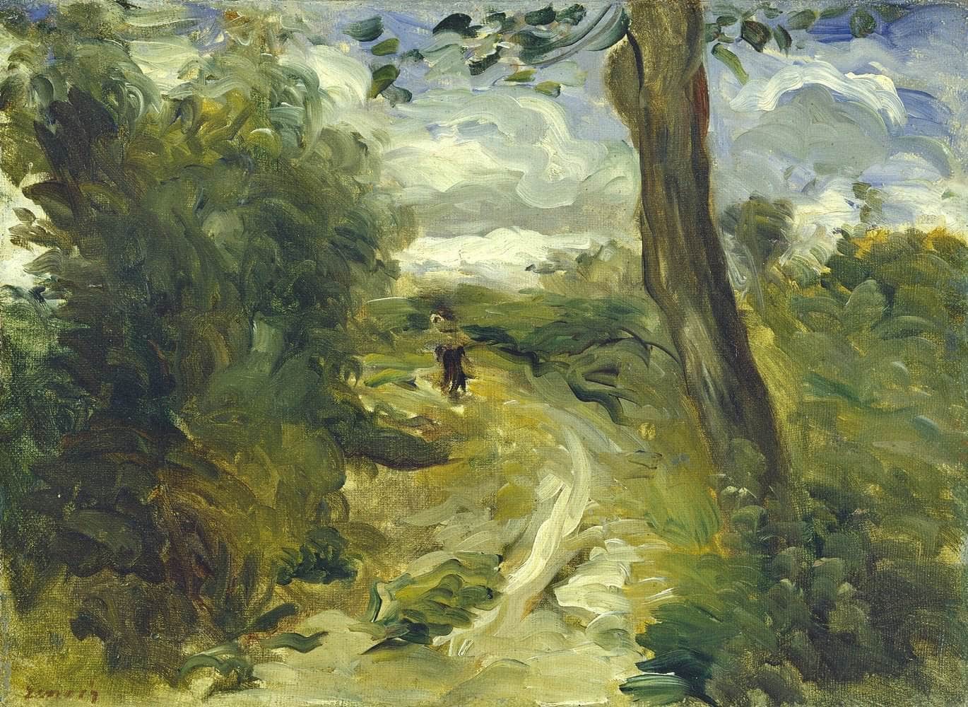 Landscape Between Storms Painting Auguste Renoir Canvas Art - Image 5