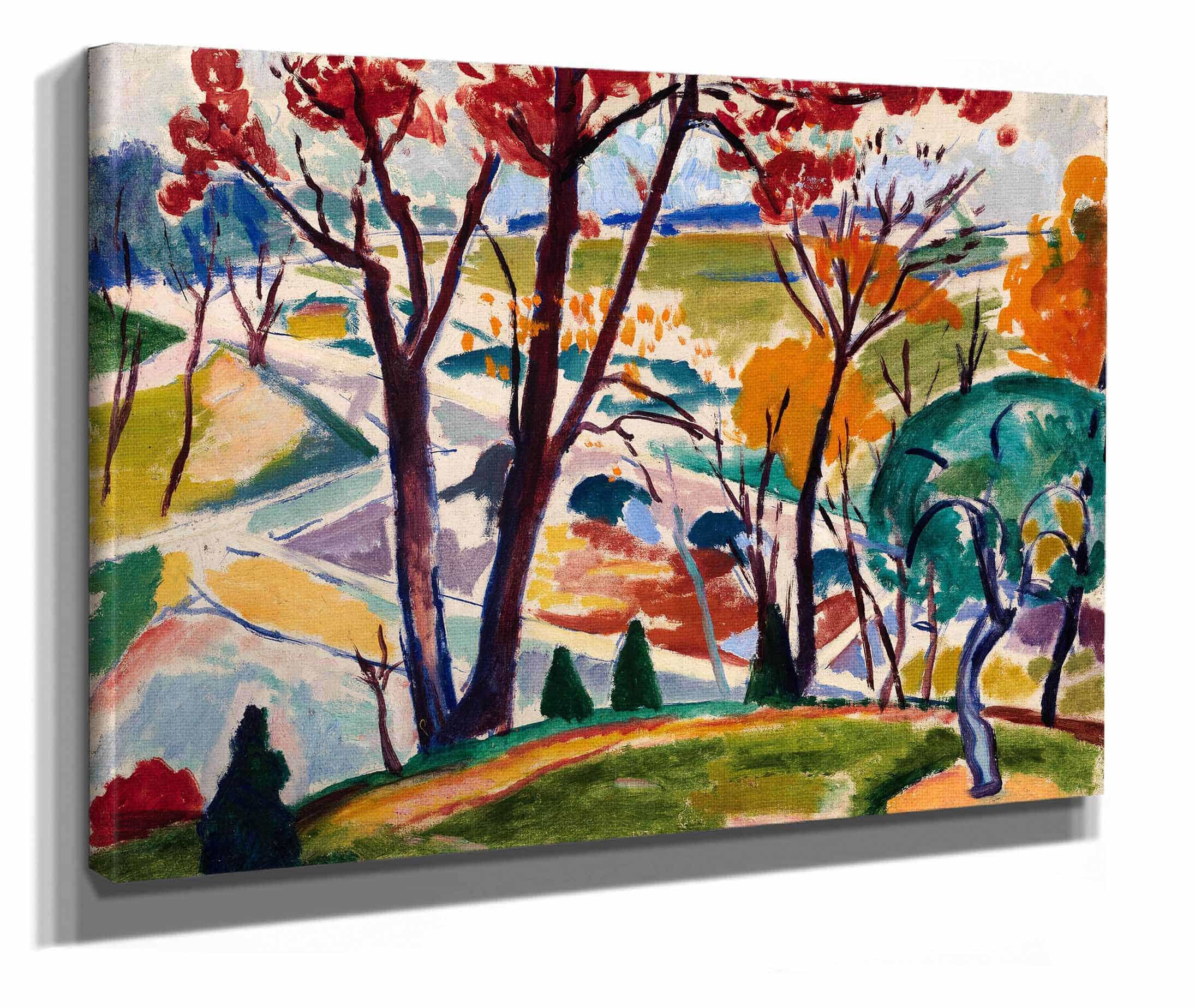 Landscape Bridge Huntingdon Valley by Henry Lyman Sayen - Image 2