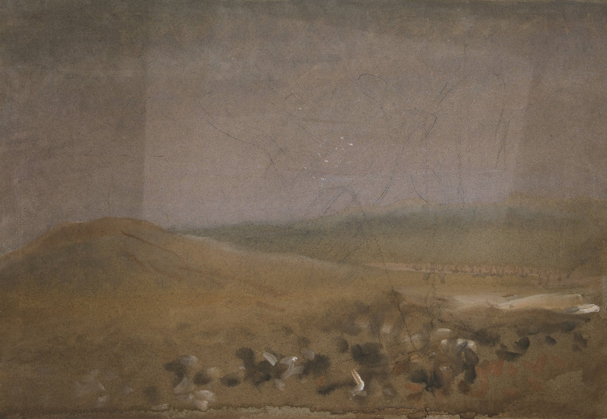 Landscape by Edwin Austin Abbey - Image 3