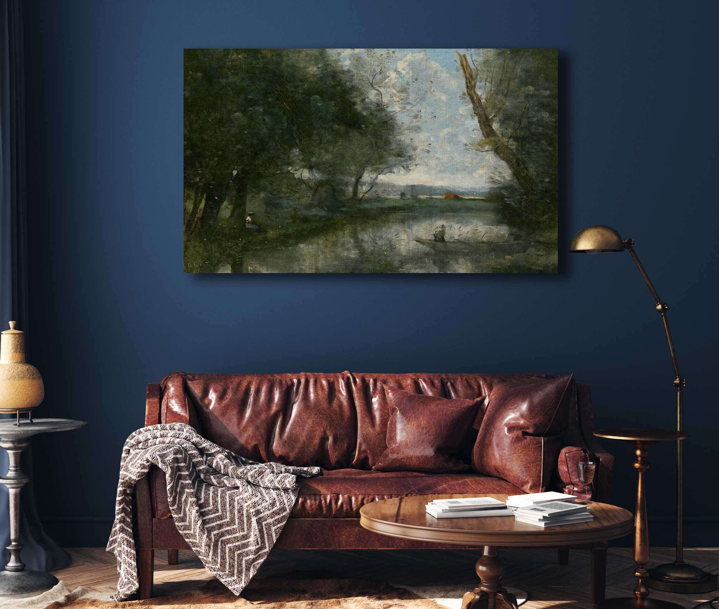 Landscape by Jean Baptiste Camille Corot - Image 4