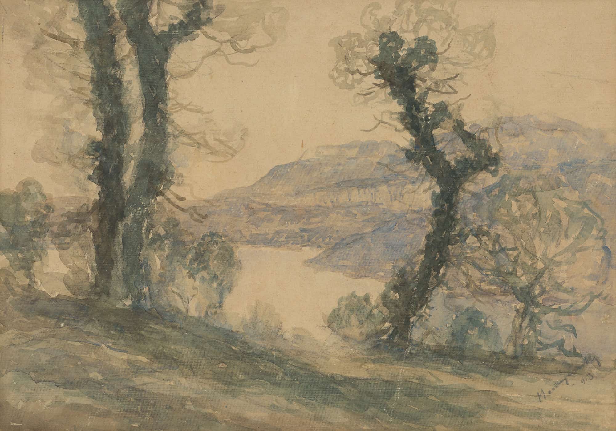 Landscape by Ladislav Mednyanszky - Image 5