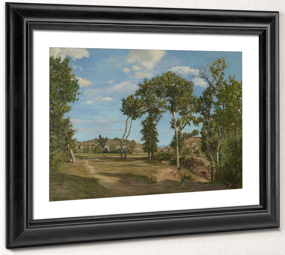 Landscape By The River Lez By Frederic Bazille - Image 2