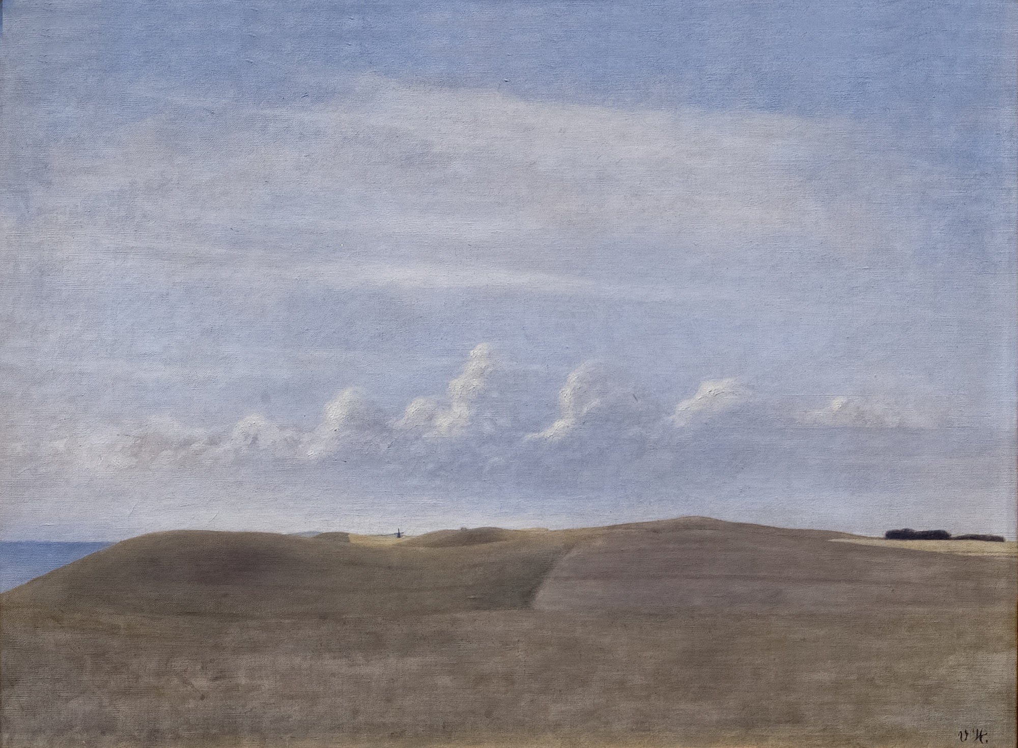 Landscape by Vilhelm Hammershoi