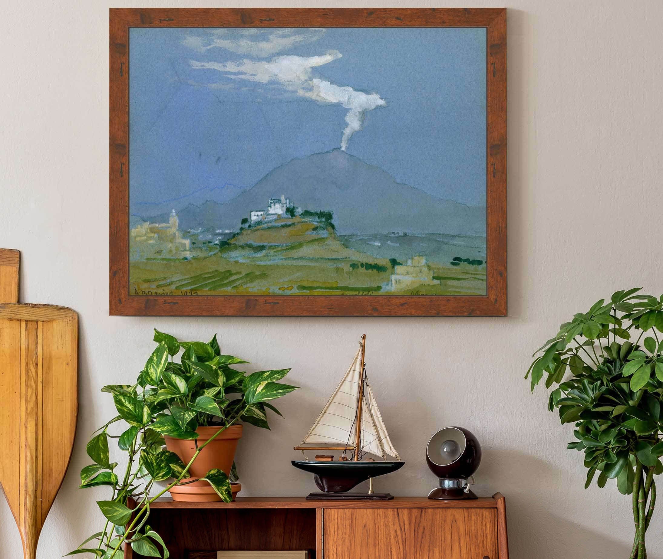 Landscape Camaldoli by Arthur Bowen Davies - Image 3