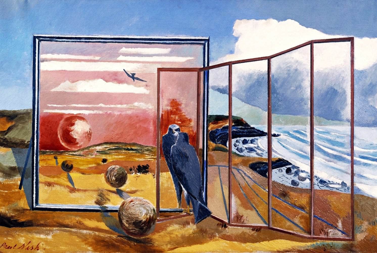 Landscape From A Dream Painting Paul Nash Canvas Art - Image 5
