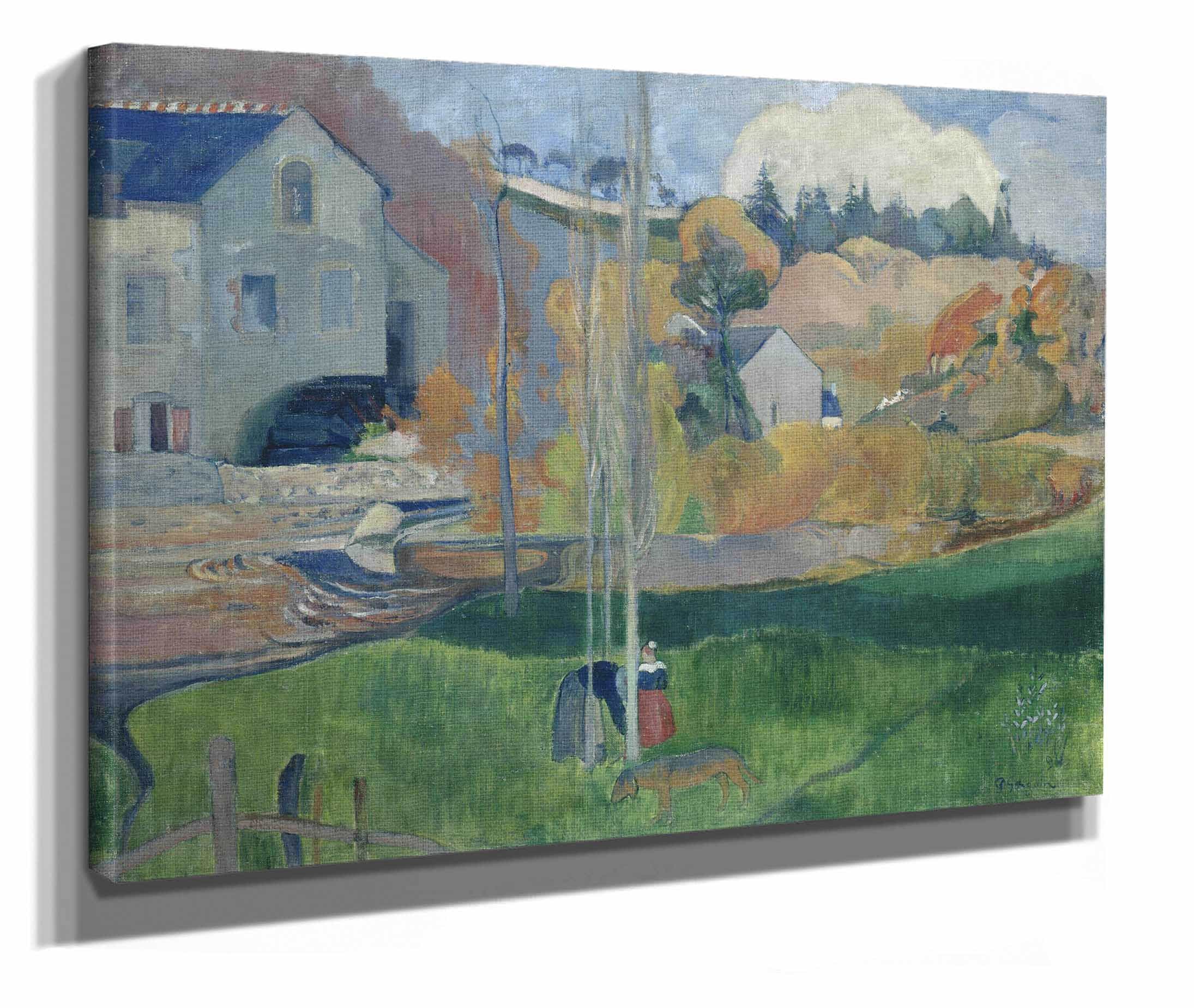 Landscape In Brittany The David Mill by Paul Gauguin - Image 2