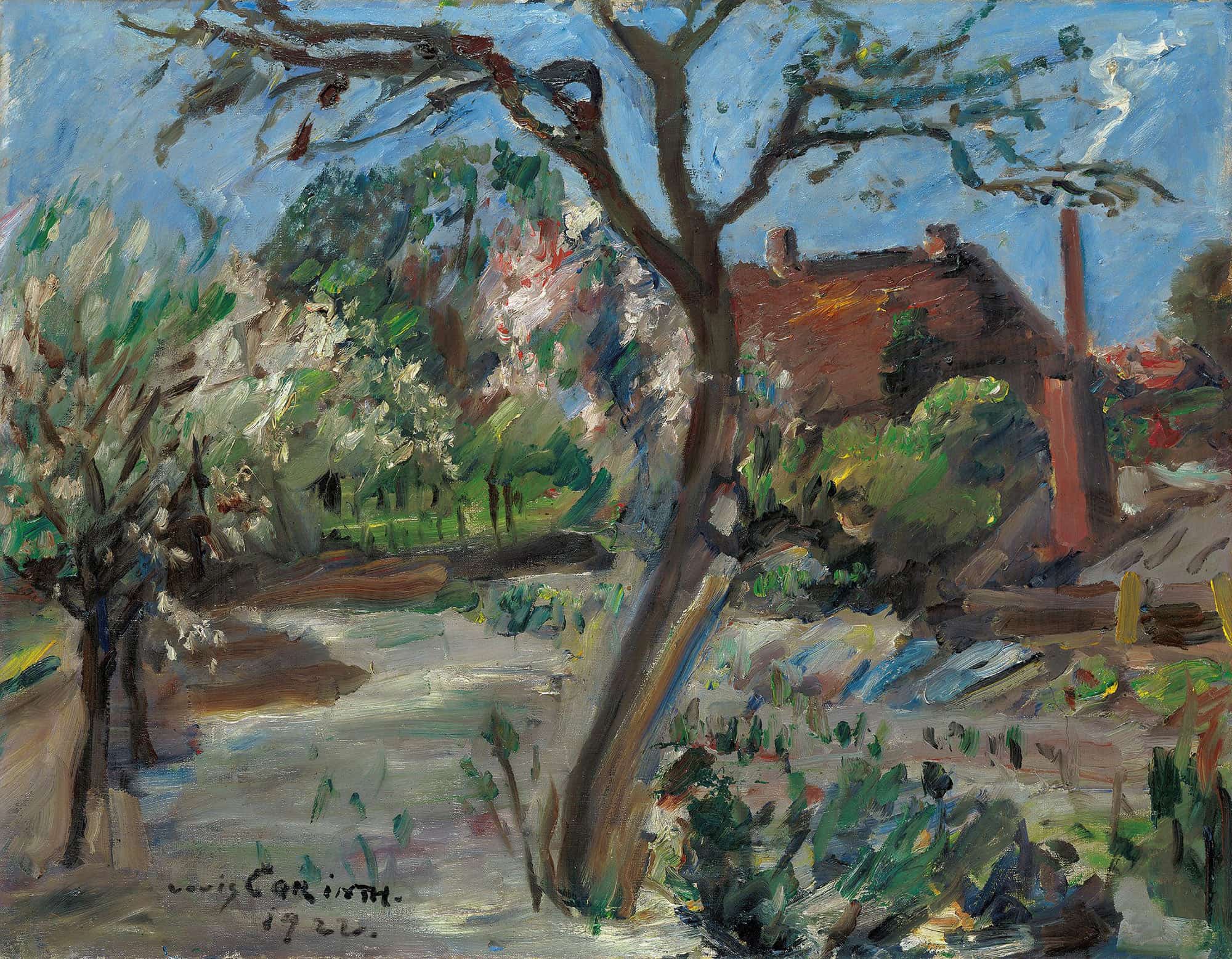 Landscape In Early Spring by Lovis Corinth