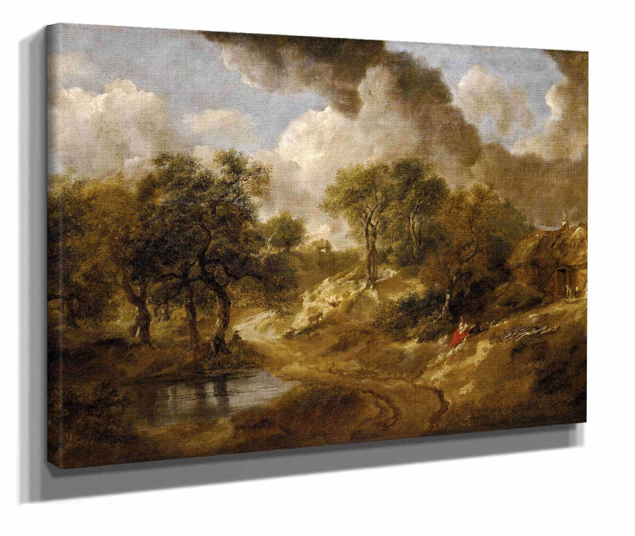 Landscape In Suffolk by Thomas Gainsborough - Image 2