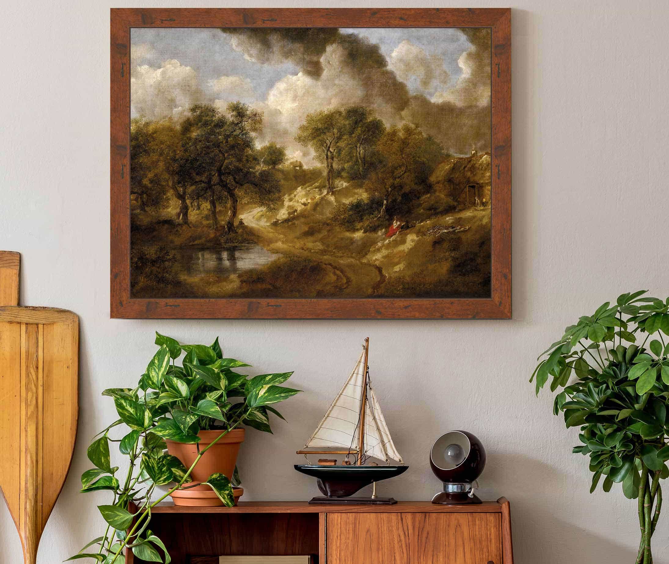 Landscape In Suffolk by Thomas Gainsborough - Image 3