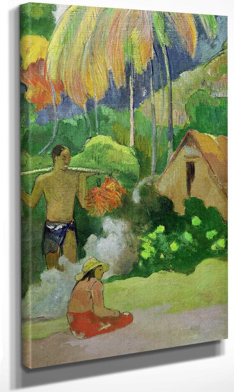 Landscape In Tahiti (Mahana Maa) By Eugene Henri Paul Gauguin
