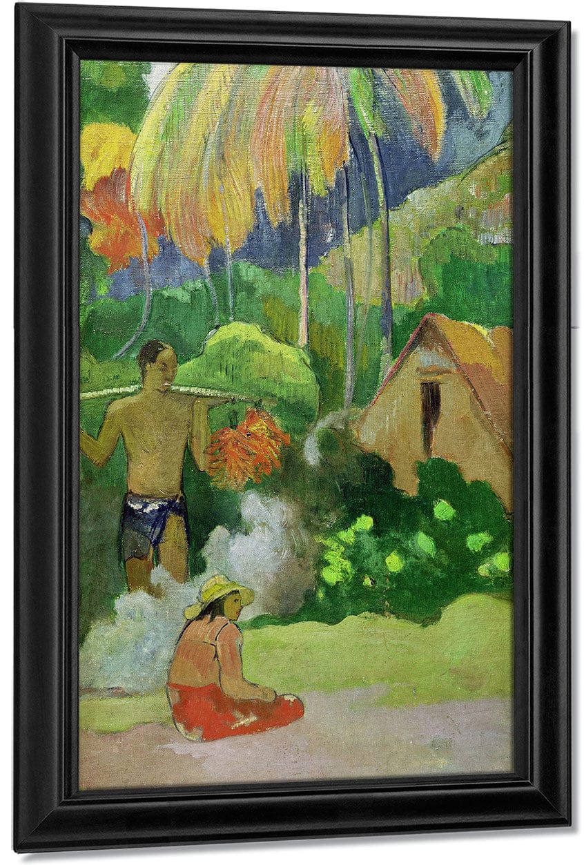 Landscape In Tahiti (Mahana Maa) By Eugene Henri Paul Gauguin - Image 6