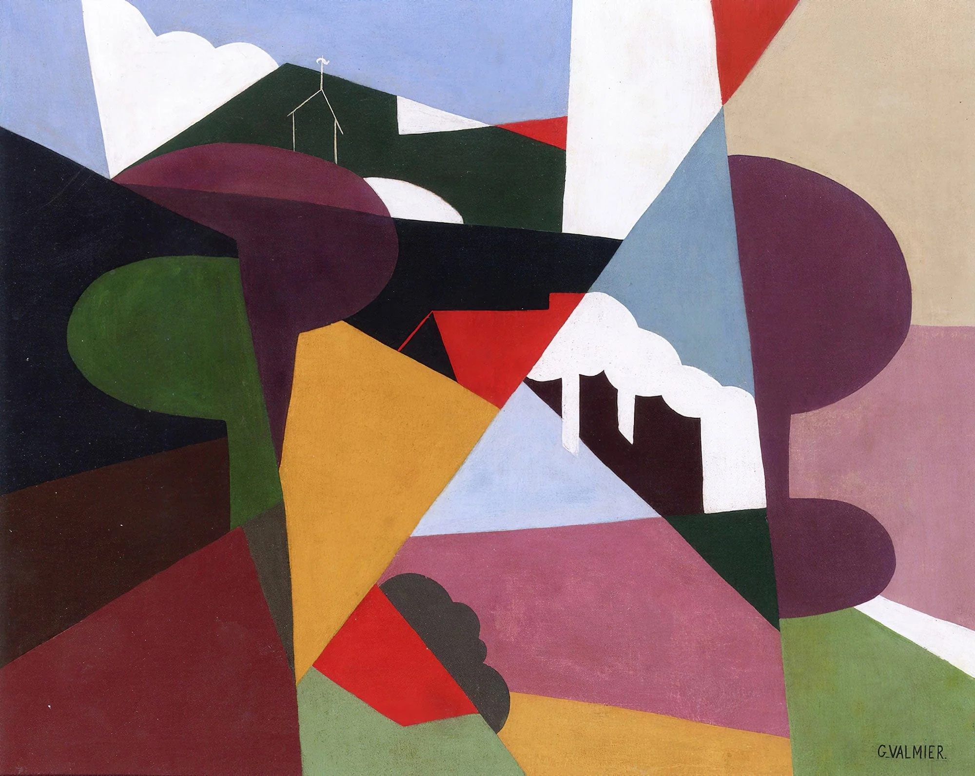 Landscape La Ciotat by Georges Valmier