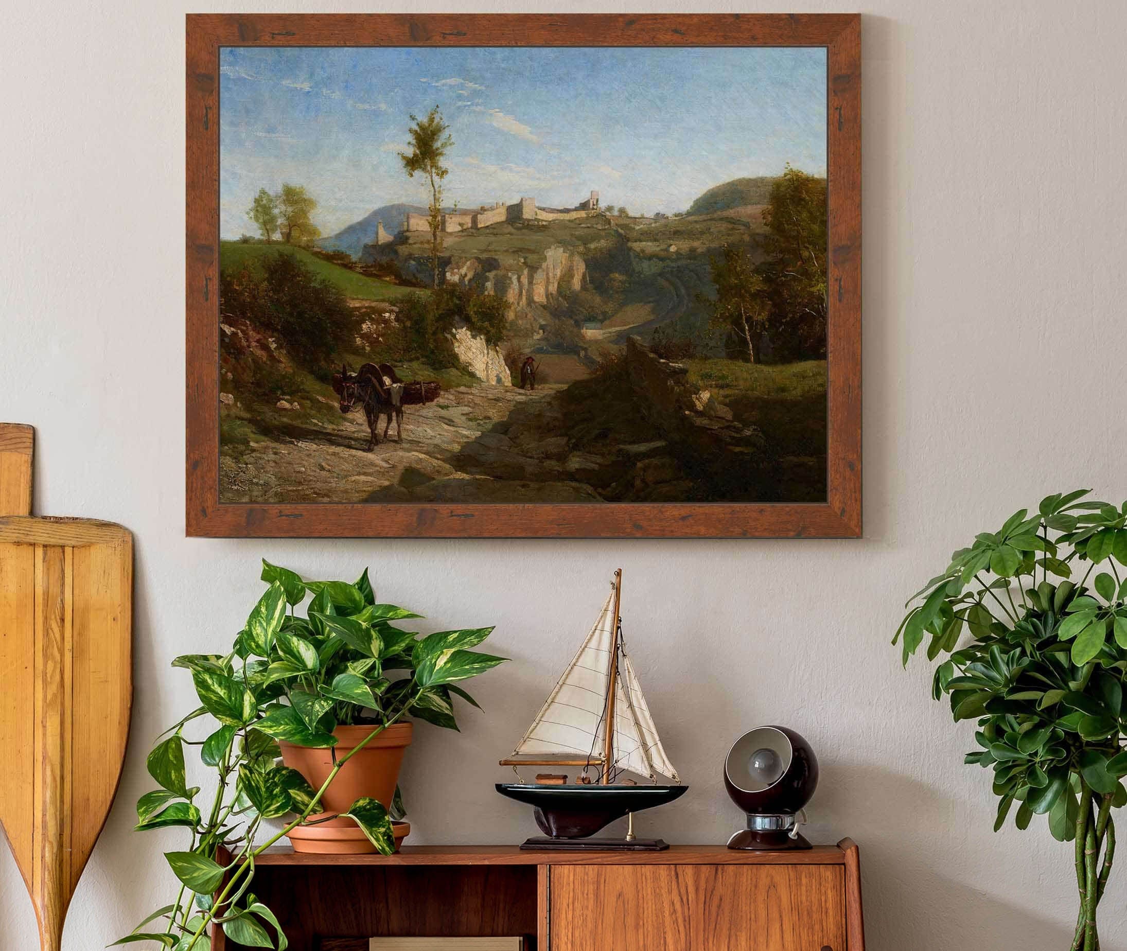 Landscape Near Cremieu by Charles Francois Daubigny - Image 3