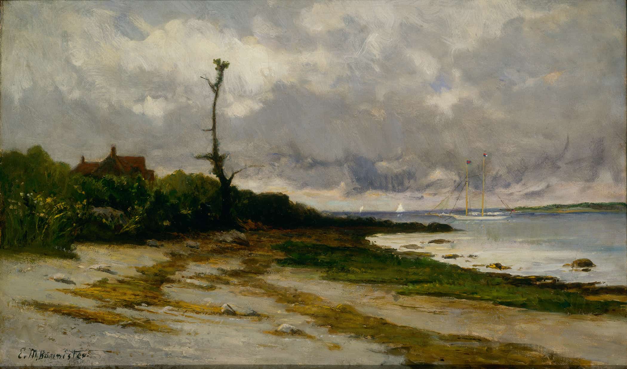 Landscape Near Newportr I by Edward Mitchell Bannister - Image 2