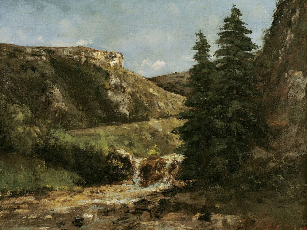 Landscape Near Ornans 1 By Jean Desire Gustave Courbet - Image 7