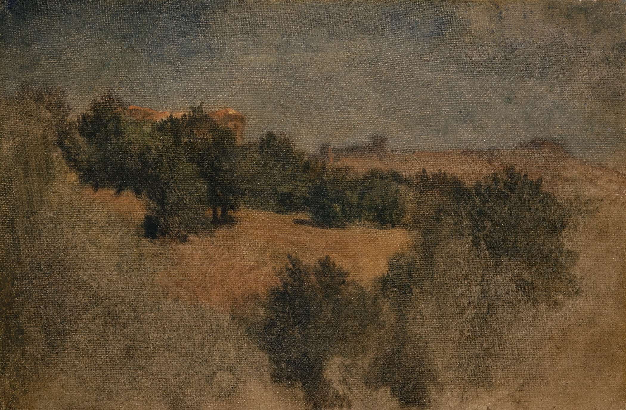 Landscape Near Palestrina by Arnold Bocklin - Image 2