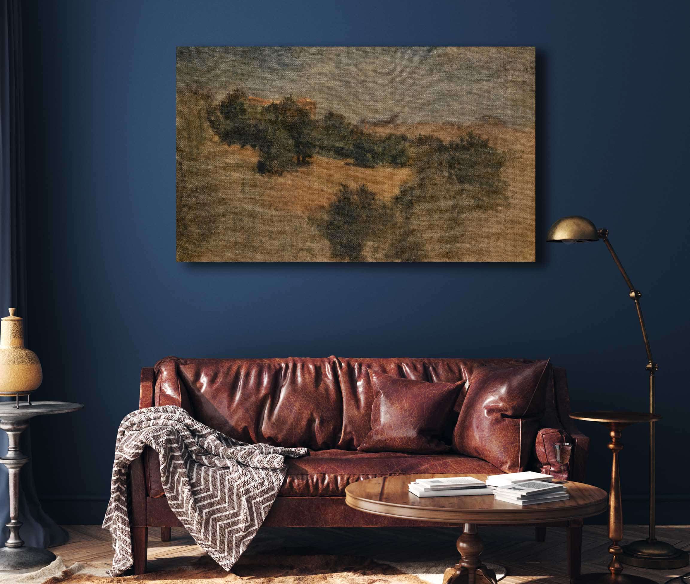 Landscape Near Palestrina by Arnold Bocklin - Image 4