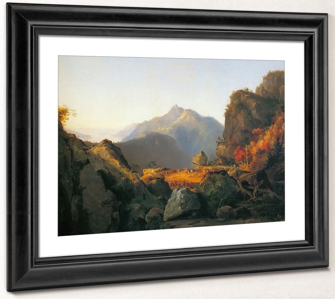 Landscape By Scene By From By The By Last By Of By The By Mohicans By Thomas By Cole - Image 2