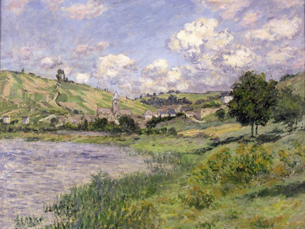 Landscape, Vetheuil By Claude Monet - Image 5