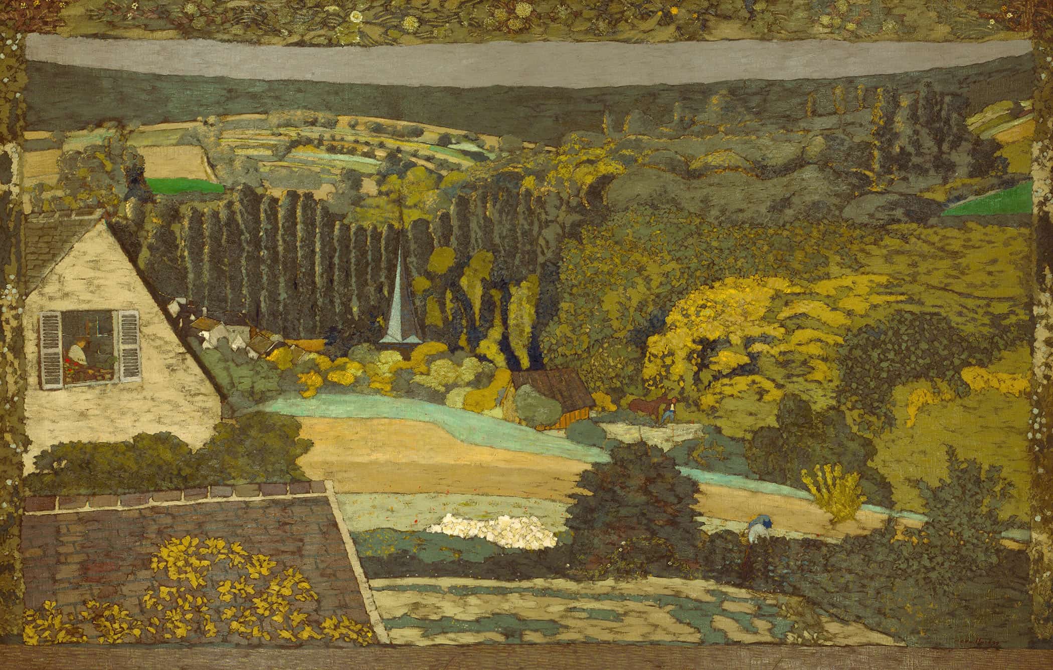 Landscape Window Overlooking The Woods by Edouard Vuillard - Image 2