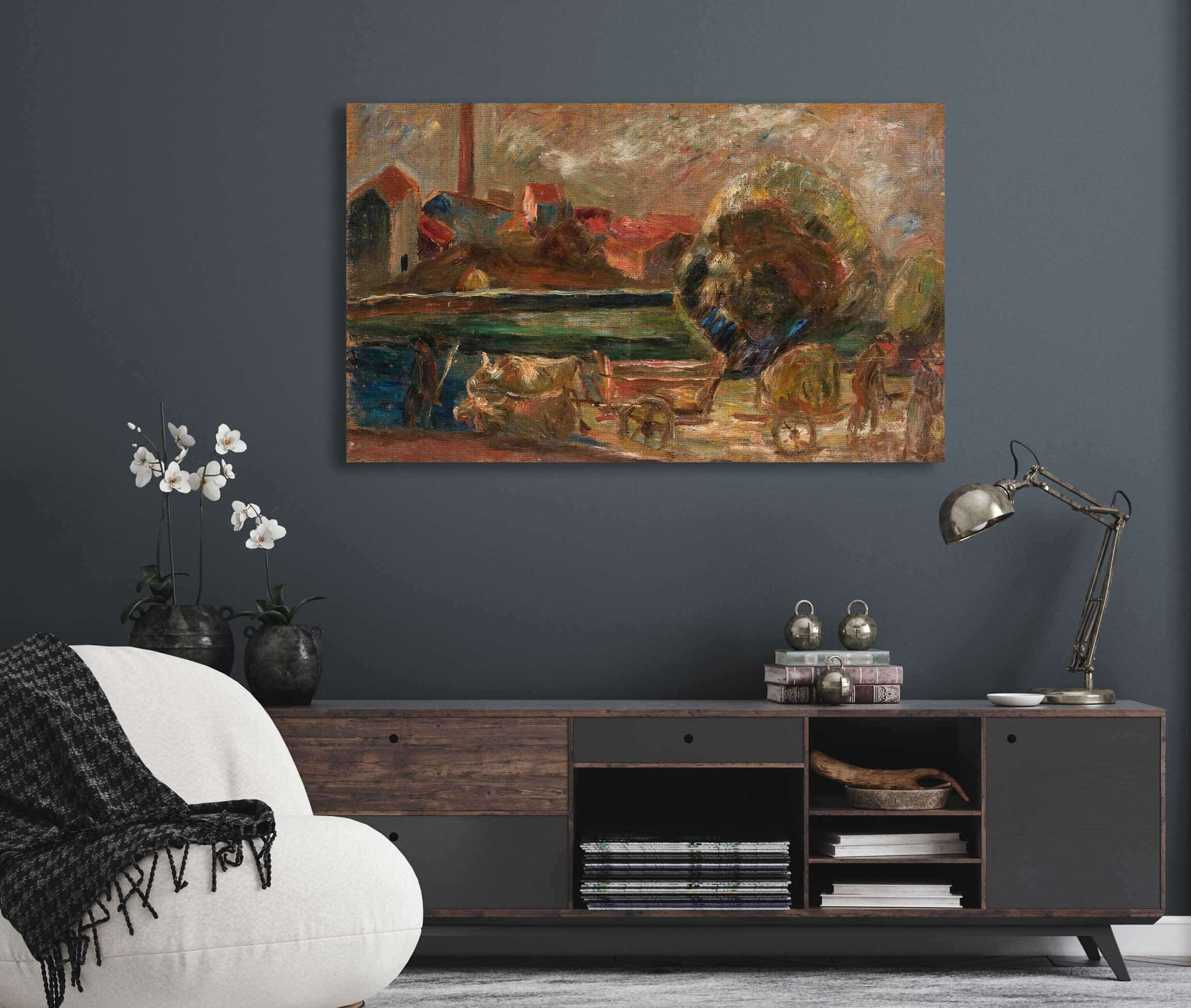 Landscape With A Factory Chimney by Tadeusz Makowski - Image 5
