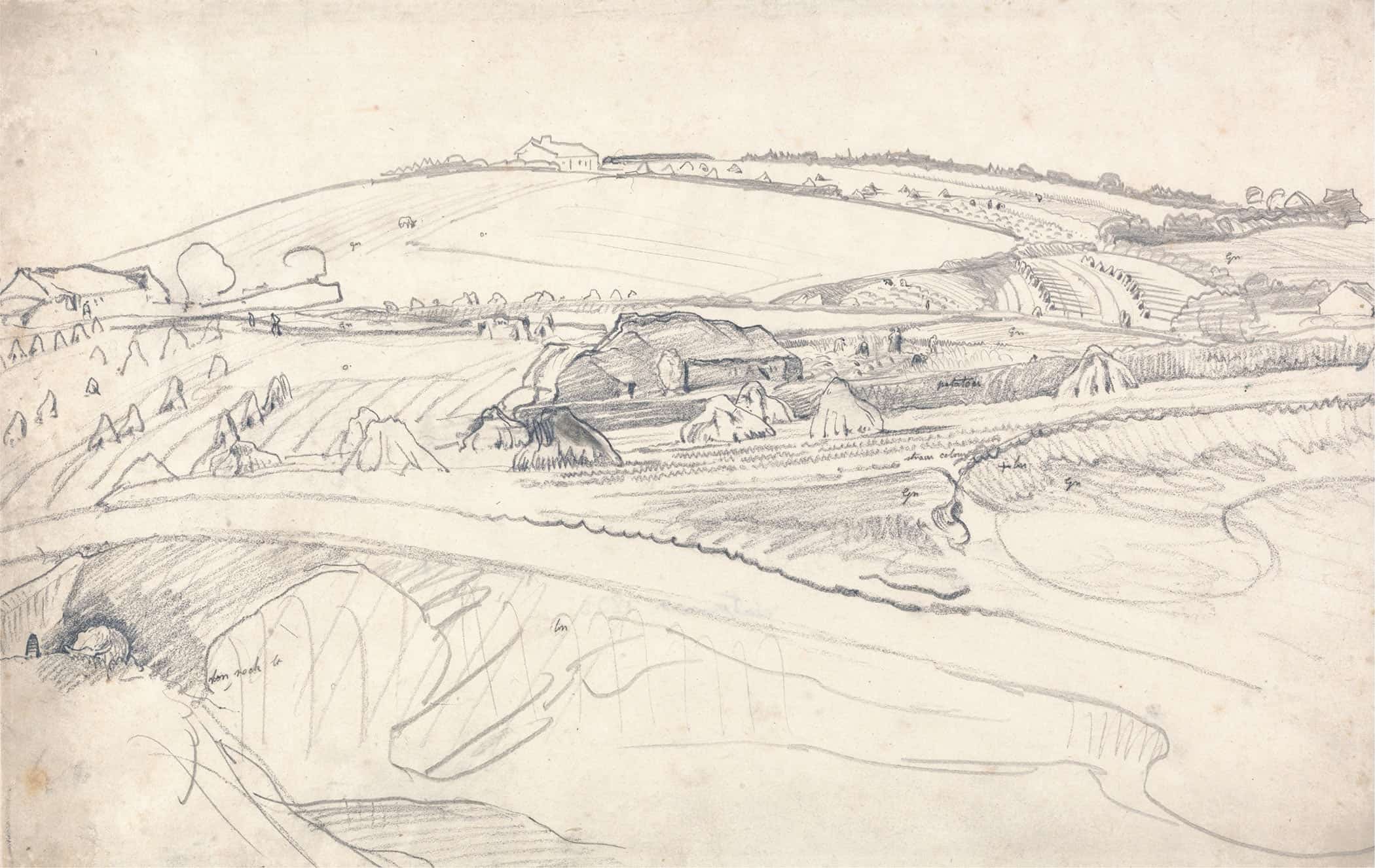 Landscape With A Farm And Cornstalks by James Ward - Image 2